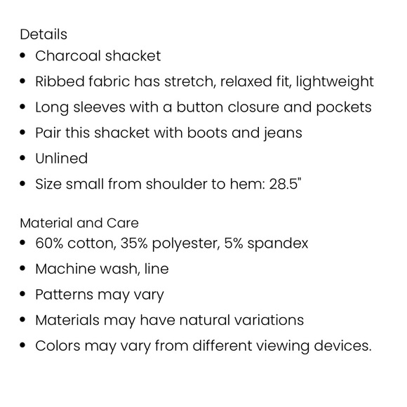 Shacket - Picture 5 of 6